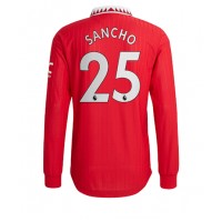 Manchester United Jadon Sancho #25 Fußballbekleidung Heimtrikot 2022-23 Langarm
